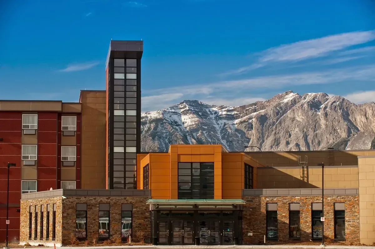 Mountain resort landscape, Kananaskis